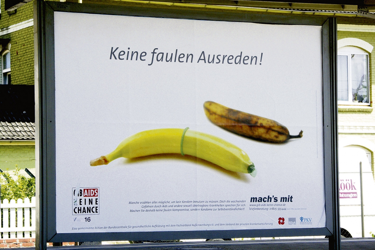 So bleibt die Banane geschützt. Die Präexpositionsprophylaxe schützt so sicher vor HIV wie ein Kondom und wird nun auch von der gesetzlichen Krankenkasse bezahlt