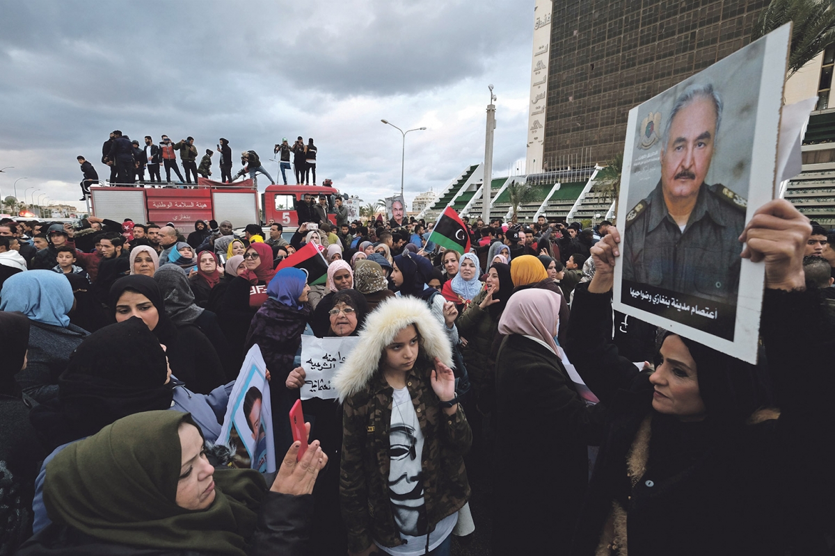 protest haftar