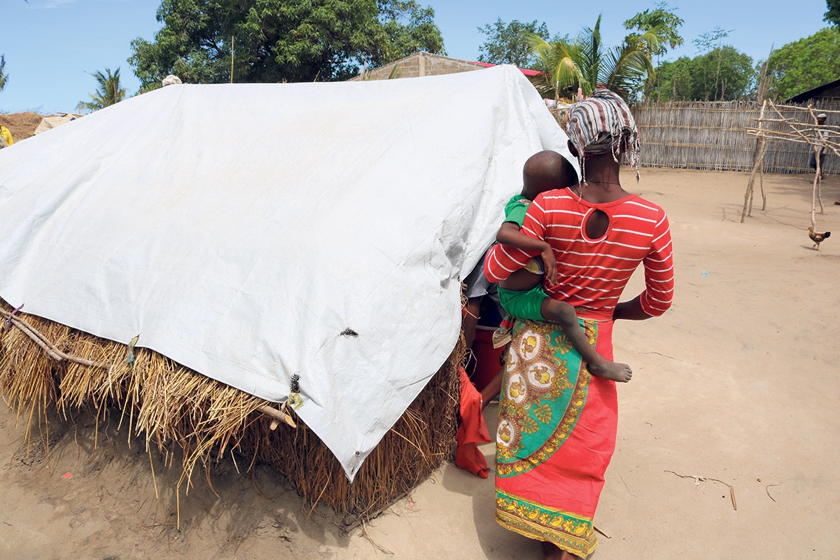 Geflüchtetencamp in Cabo Delgado