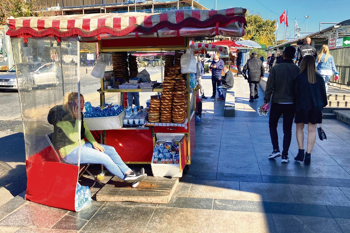 Sesamringverkauf in Istanbul