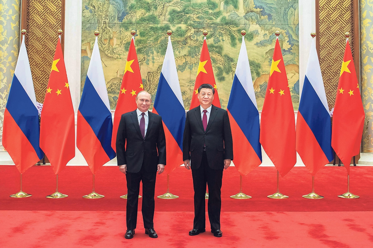 Wladimir Putin und Xi Jinping in Peking