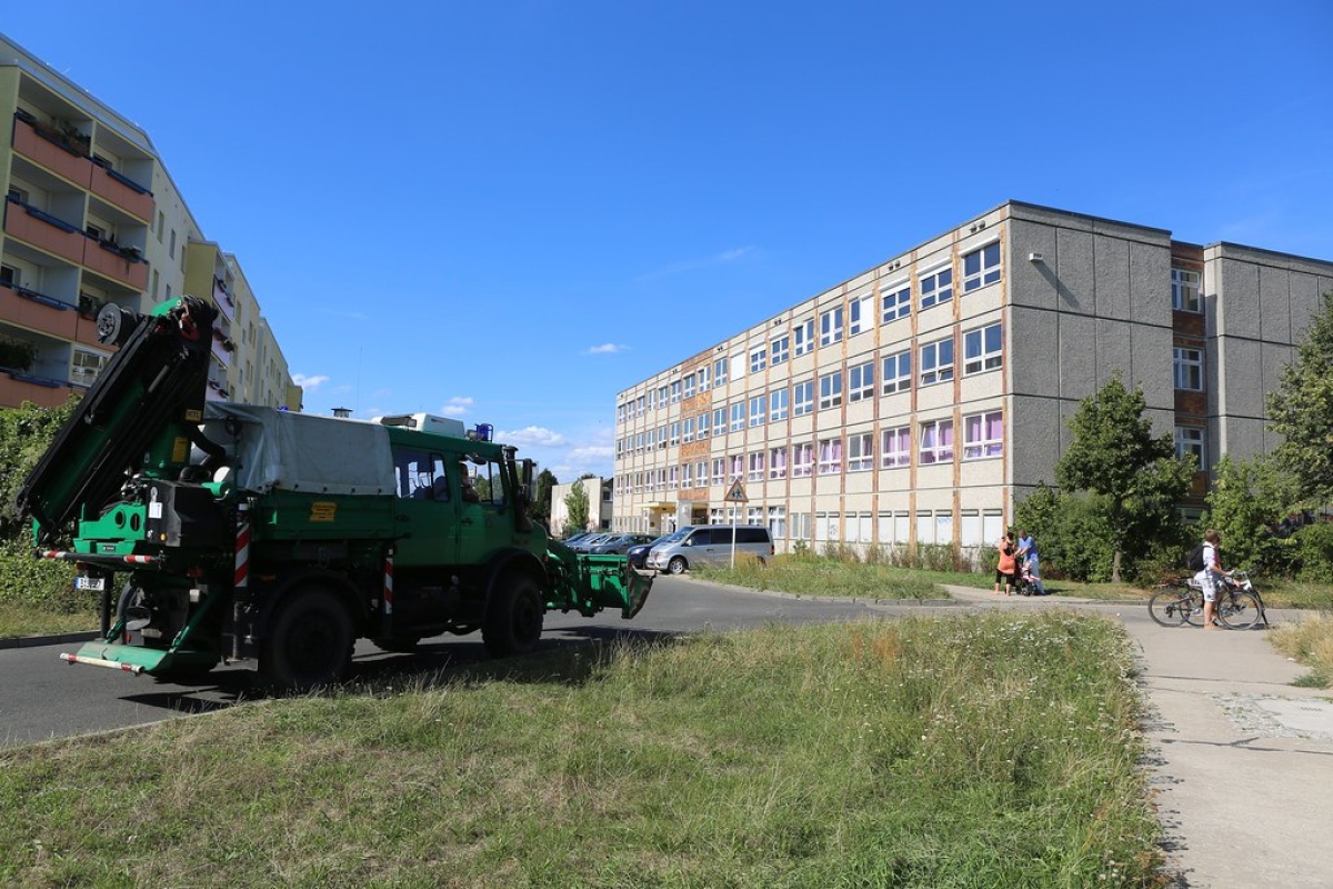 Hellersdorf Fluechtlingsunterkunft 