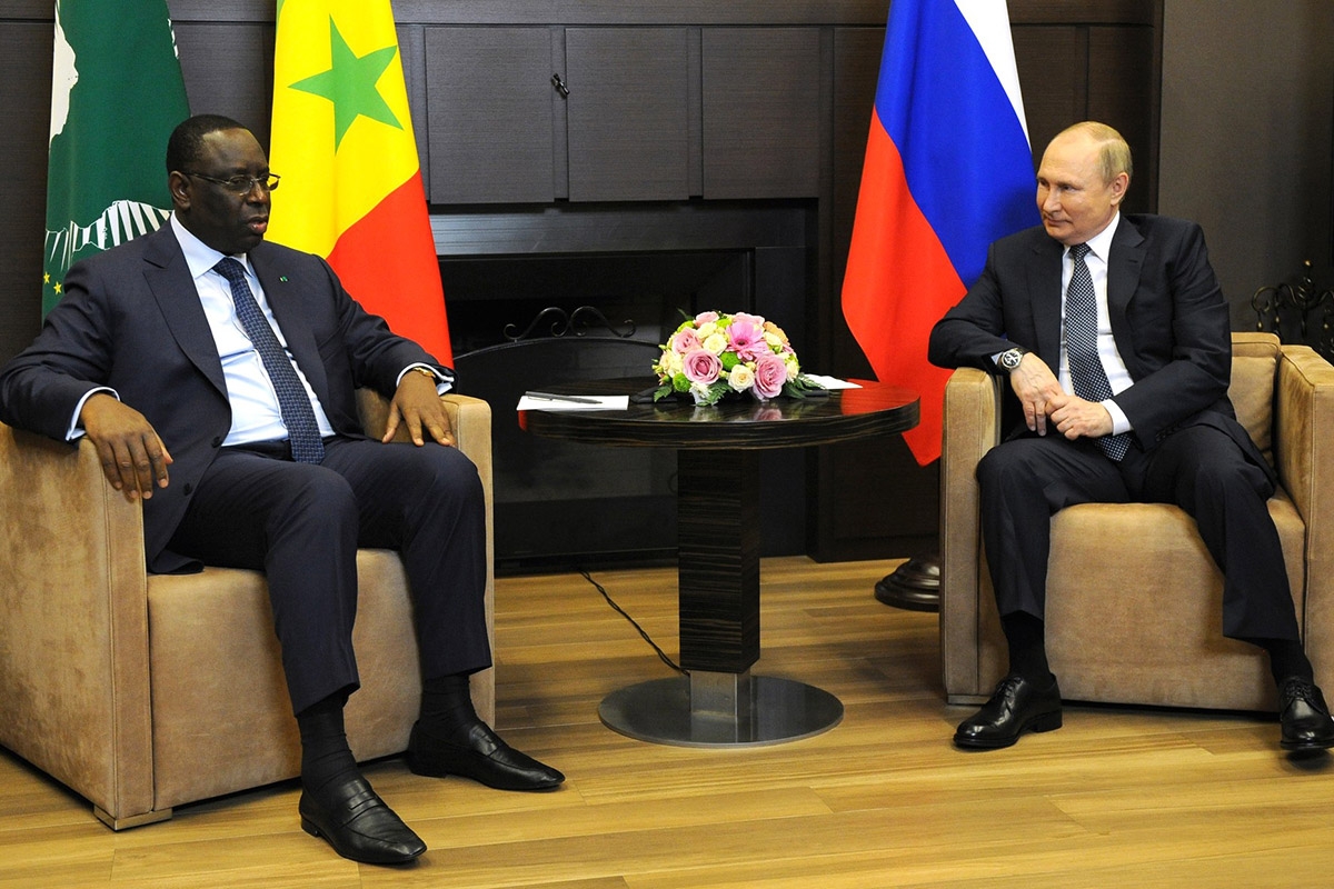 Macky Sall und Wladimir Putin