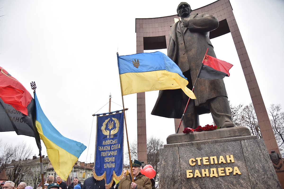 Bandera-Monument in Lwiw