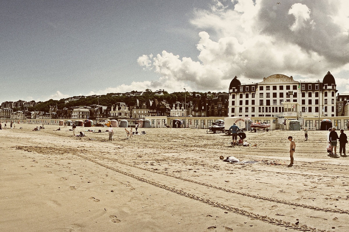 Seebad Trouville in der Normandie