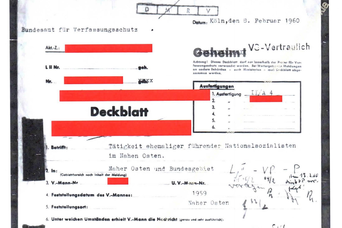 Bereits 1960 kannte der Verfassungsschutz den Aufenthaltsort Alois Brunners