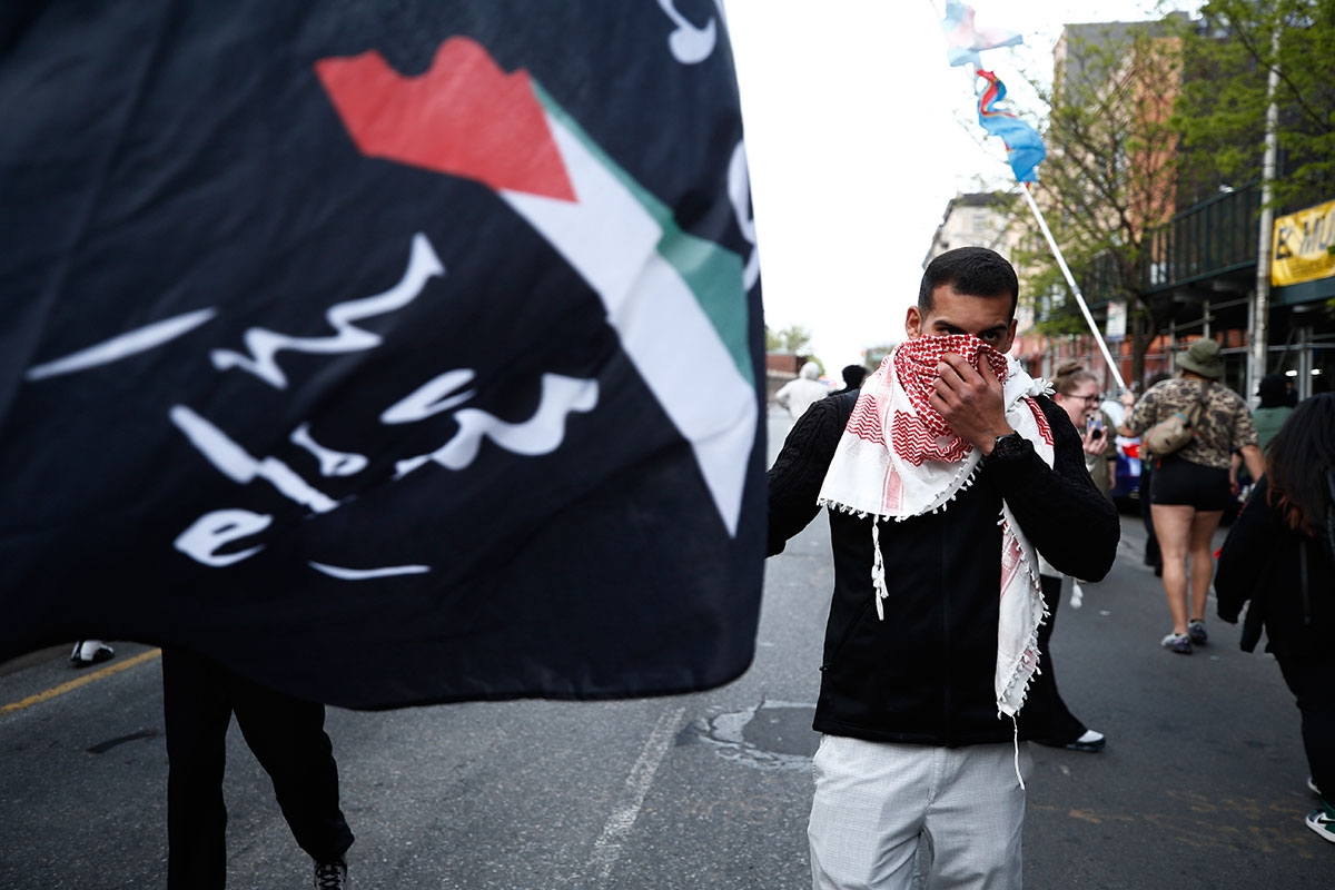 Gaza City oder New York City? Auf den ersten Blick manchmal gar nicht so einfach zu unterscheiden. Columbia University, 30. April