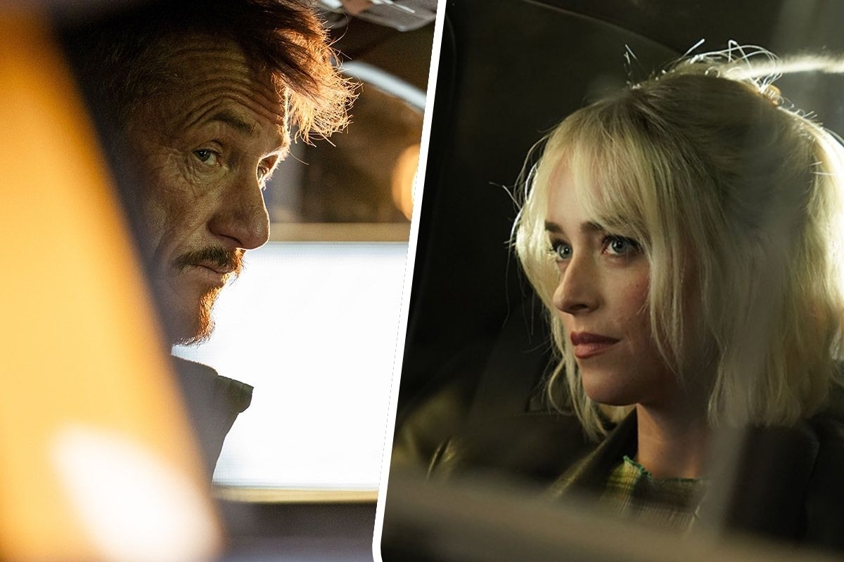 Quasseln miteinander: der Taxifahrer Clark (Sean Penn, l.) und sein Fahrgast (Dakota Johnson)