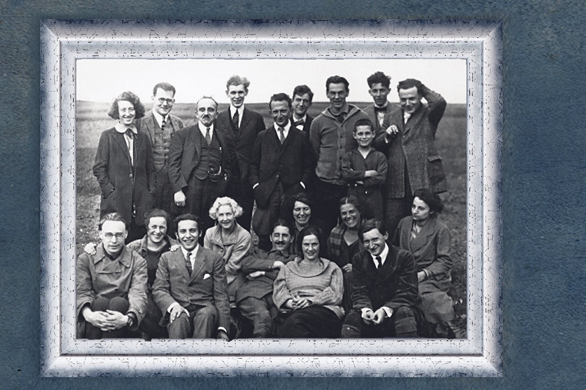 Gruppenfoto Teilnehmer der Marxistischen Arbeitswoche in Geraberg 1923