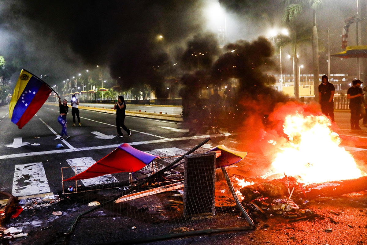 Proteste in Caracas, 30. Juli