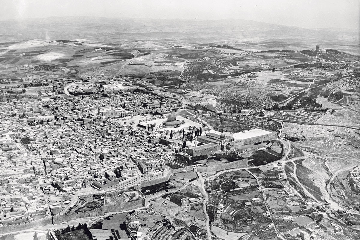 Blick über Jerusalem, 1931 