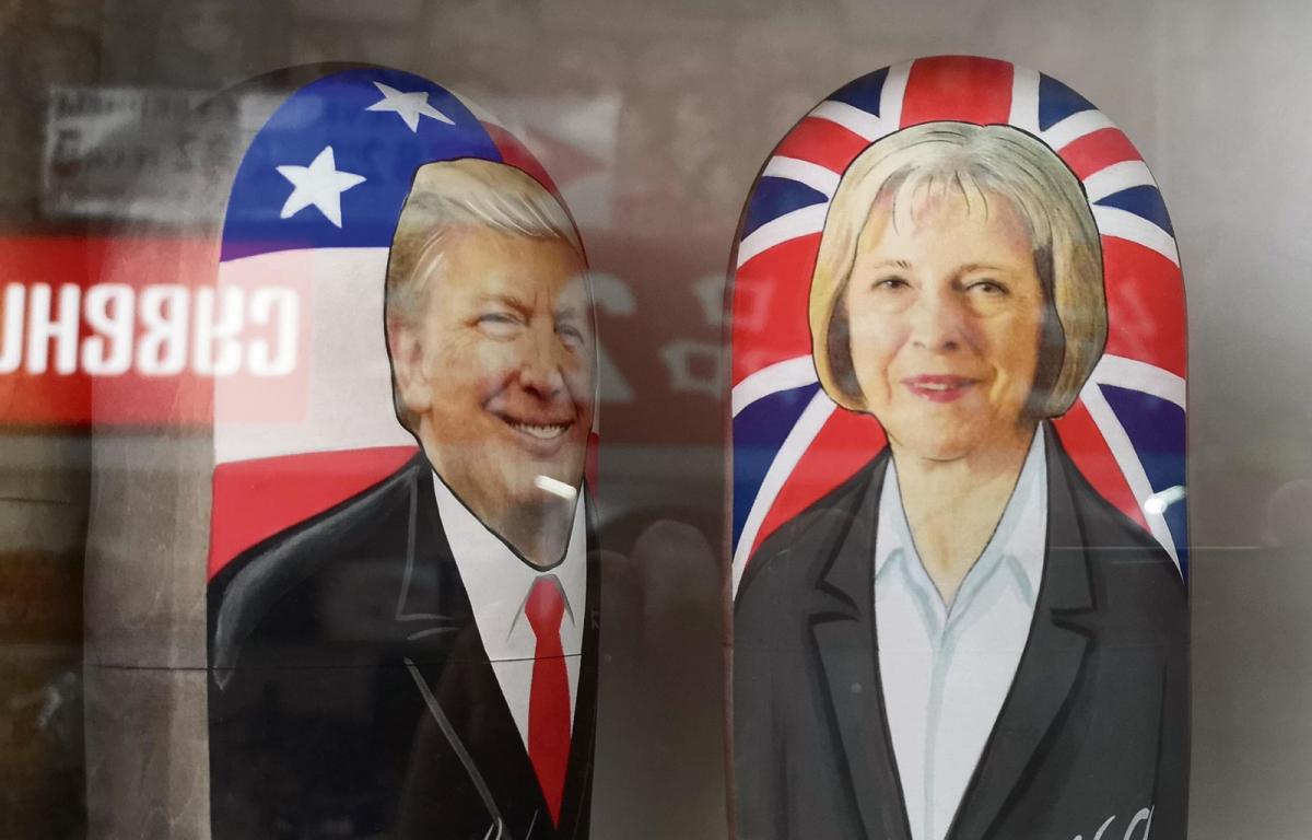 Trump, May