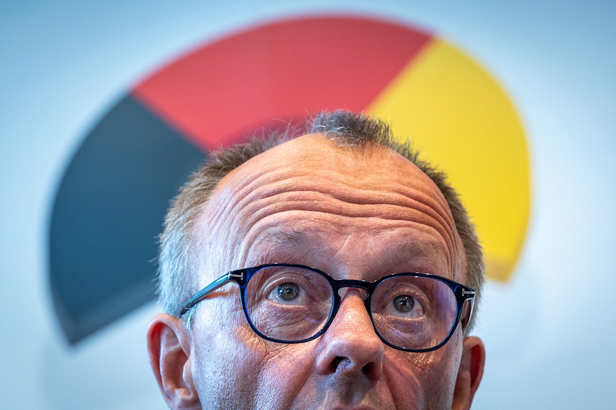 Der CDU-Vorsitzende Friedrich Merz bei einer Pressekonferenz Ende Juni in Berlin