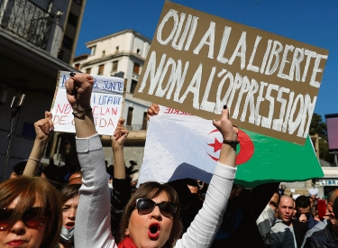 Protest in Algerien