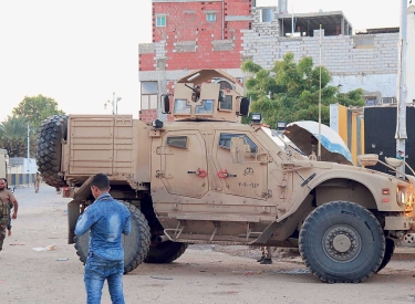 Die Konfusion wächst. Truppen des separatistischen »Southern Transitional Council« in Aden, 26. April 