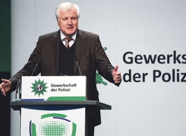 Horst Seehofer beim Bundeskongress der Gewerkschaft der Polizei in Berlin 2018