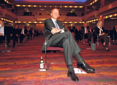 Friedrich Merz beim Politischen Abend im Hotel Grand Elysee