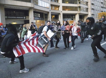 Washington Proteste am 14. November