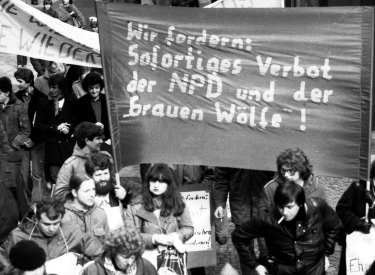 Demonstration Forderung Verbot Graue Wölfe