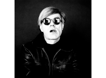 Andy Warhol mit Sonnenbrille