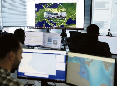 Der »Operations Room« in der Frontex-Zentrale in Warschau