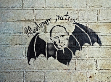 Wladimir Putin als Vampir »bloodymir putin«