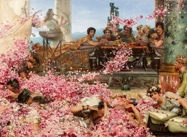 Lawrence Alma-Tadema: »Die Rosen des Heliogabalus«, 1888