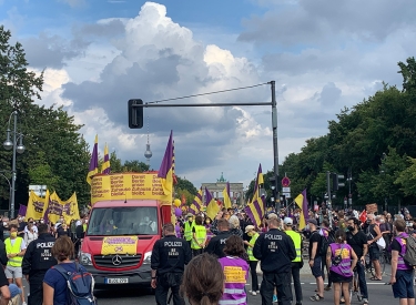 Deutsche Wohnen enteignen Demonstration in Berlin