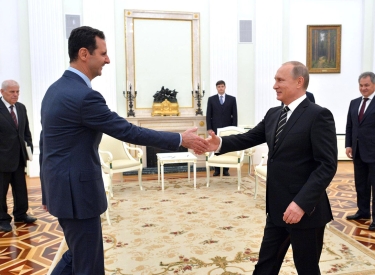 Bashar al-Assad und Wladimir Putin in Moskau