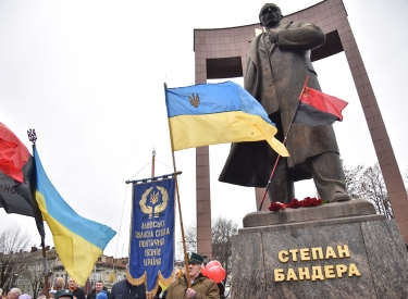 Bandera-Monument in Lwiw