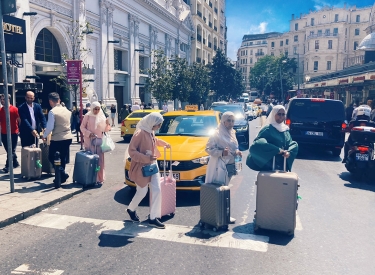 Touristinnen Istanbul