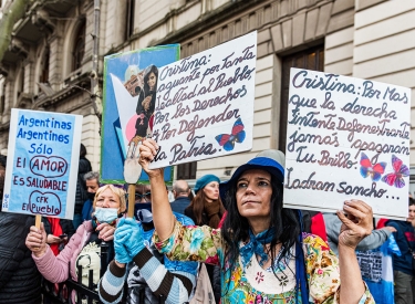  Tausende verurteilen in Buenos Aires den Mordversuch an Cristina Kirchner