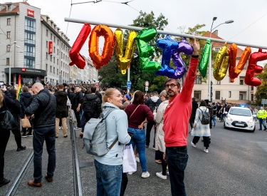 Support für LGBT-Community