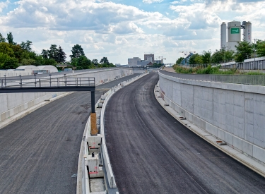 A 100 Baustelle