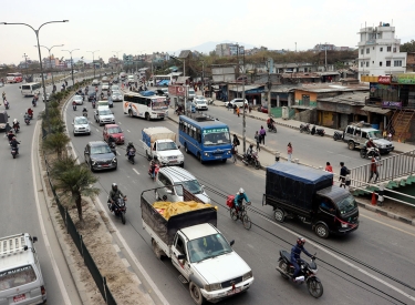 Schlechte Luft in Kathmandu