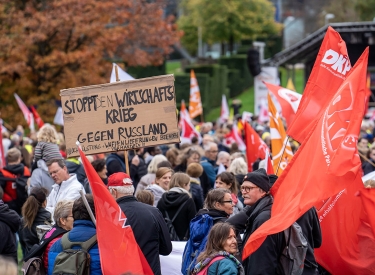 Demonstration aus dem DKP-Umfeld