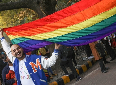 LGBTQI-Pride in New Delhi, 8. Januar 2023