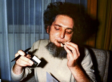 Georges Perec bei einer Signierstunde