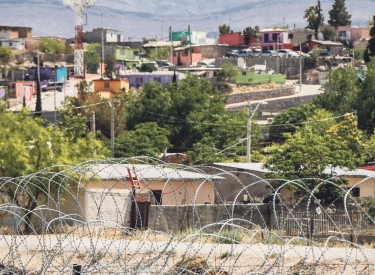 Vom texanischen El Paso aus sieht man das nahe Ciudad Juárez in Mexiko