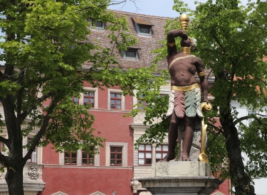 Eisenberger Brunnen mit einer »Mohrenfigur« 