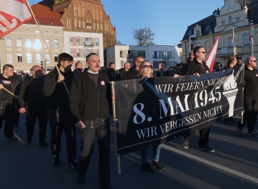 NPD-Demo in Demmin in Mecklenburg-Vorpommern am 8. Mai