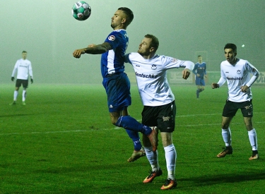 Spieler von Budissa Bautzen, hier im Sachsenpokal 2021