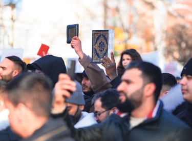 Demonstration gegen Koranverbrennung