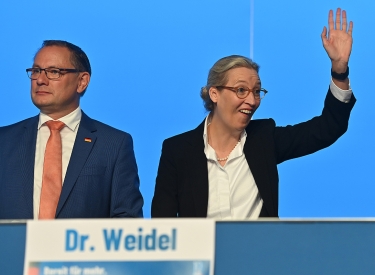 Die AfD-Vorsitzende Alice Weidel hat lange in China gearbeitet und spircht Mandarin