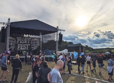 Bühne beim Fluff Fest