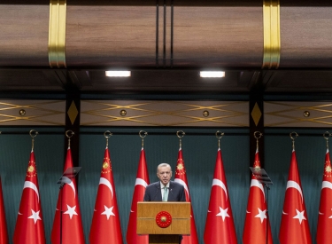 Recep Tayyip Erdoğan am 26. September in Ankara