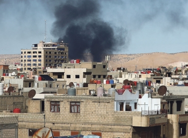 Die türkischen Angriffe haben die Strom- und Wasserversorgung im nordostsyrischen Qamishli, das unter kurdischer Kontrolle steht, unterbrochen, 5. Oktober