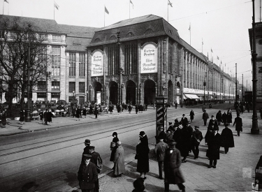 Das Kaufhaus Wertheim am ­Leipziger Platz in Berlin in den zwanziger Jahren