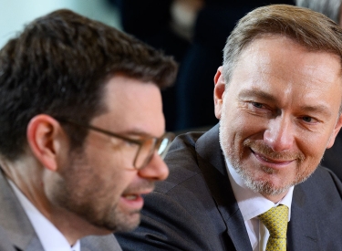 FDP-Minister Marco Buschmann (l.) und Christian Lindner