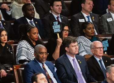 Die demokratische Abgeordnete Rashida Tlaib